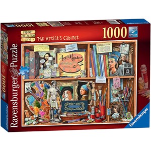 Ravensburger (14997) - Geoffrey Tristram: "The Artist Cabinet" - 1000 pieces puzzle