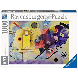Ravensburger (14848) - Vassily Kandinsky: "Yellow, Red, Blue" - 1000 pieces puzzle
