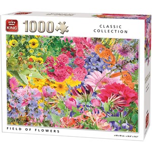 King International (55944) - "Field of Flowers" - 1000 pieces puzzle