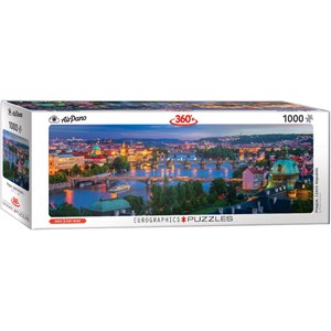 Eurographics (6010-5372) - "Prague Czech Republic" - 1000 pieces puzzle