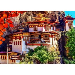 Bluebird Puzzle (70013) - "Taktsang, Bhutan" - 500 pieces puzzle