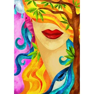 Grafika (01571) - "The Hidden Woman" - 1000 pieces puzzle