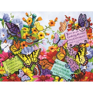 SunsOut (62908) - Nancy Wernersbach: "Butterfly Oasis" - 500 pieces puzzle