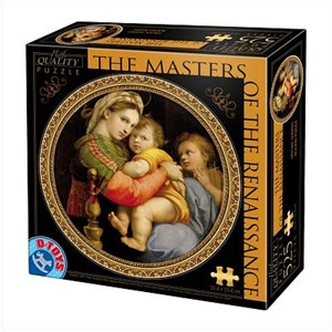D-Toys (69771) - Raphael: "Madonna della Seggiola" - 525 pieces puzzle