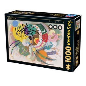 D-Toys (75925) - Vassily Kandinsky: "Dominant Curve" - 1000 pieces puzzle