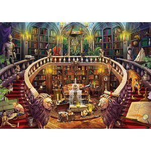 Educa (18479) - "Enigmatic, Antique Library" - 500 pieces puzzle