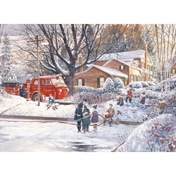 Cobble Hill (85065) - Douglas Laird: "Big Game Tomorrow" - 500 pieces puzzle