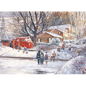Cobble Hill (85065) - Douglas Laird: "Big Game Tomorrow" - 500 pieces puzzle