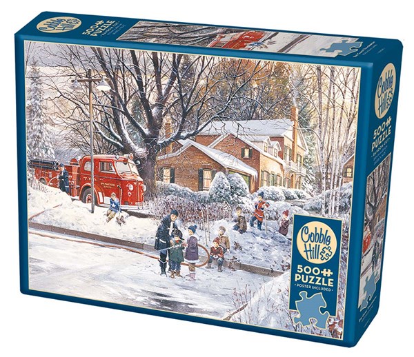 Cobble Hill (85065) - Douglas Laird: "Big Game Tomorrow" - 500 pieces puzzle