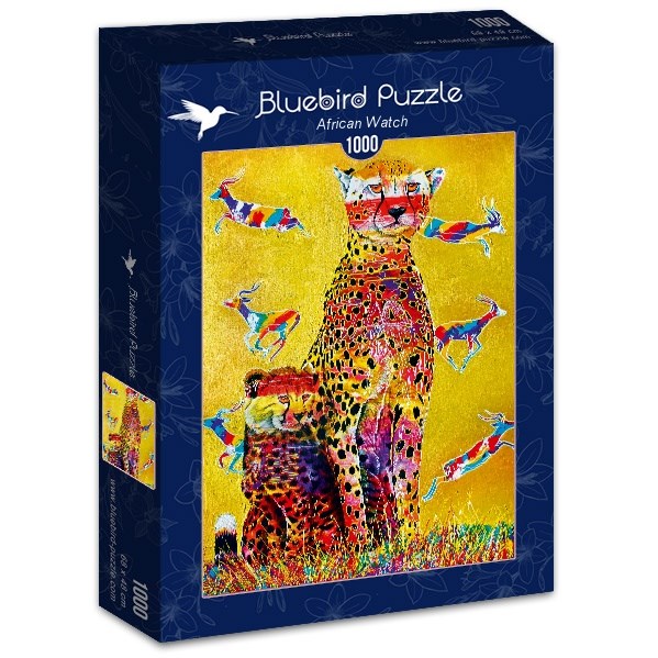 Bluebird Puzzle (70301) - Graeme Stevenson: "African Watch" - 1000 pieces puzzle