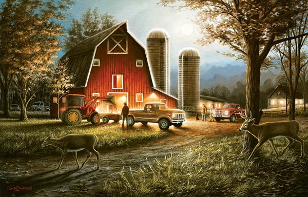 SunsOut (55193) - Chuck Black: "Harvest Nights" - 550 pieces puzzle