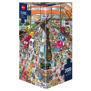Heye (29730) - Christoph Schöne: "Train Station" - 2000 pieces puzzle