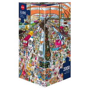 Heye (29730) - Christoph Schöne: "Train Station" - 2000 pieces puzzle