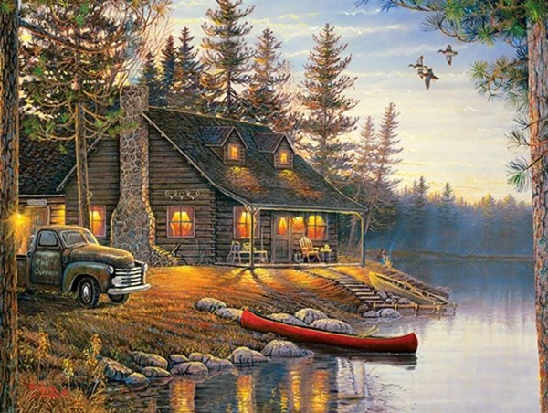 SunsOut (29113) - Sam Timm: "The Outpost" - 500 pieces puzzle