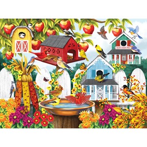 SunsOut (63009) - Nancy Wernersbach: "Autumn Backyard" - 1000 pieces puzzle
