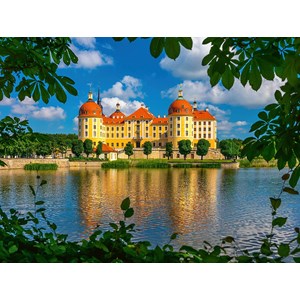 Ravensburger (13708) - "Moritzburg Castle" - 500 pieces puzzle