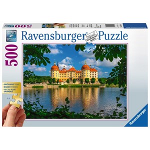 Ravensburger (13708) - "Moritzburg Castle" - 500 pieces puzzle
