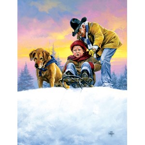 SunsOut (16976) - Jack Sorenson: "Grandpa's Idea" - 500 pieces puzzle