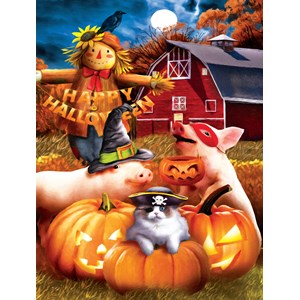 SunsOut (28737) - Tom Wood: "Happy Halloween" - 500 pieces puzzle