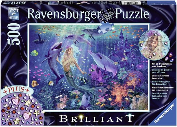 Ravensburger (14993) - "Enchanting Mermaid" - 500 pieces puzzle