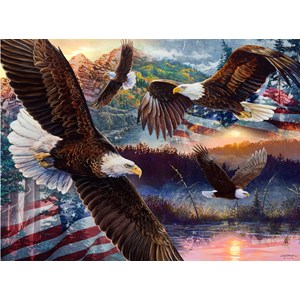 SunsOut (60530) - Jan Martin McGuire: "Land of Freedom" - 1000 pieces puzzle
