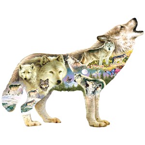 SunsOut (96038) - Greg Giordano: "Meadow Wolf" - 750 pieces puzzle