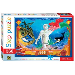 Step Puzzle (78100) - "The Little Mermaid" - 560 pieces puzzle