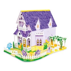 Melissa and Doug (9461) - "Pretty Purple Dollhouse" - 100 pieces puzzle