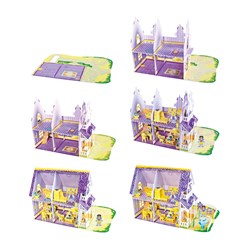 Melissa and Doug (9461) - "Pretty Purple Dollhouse" - 100 pieces puzzle