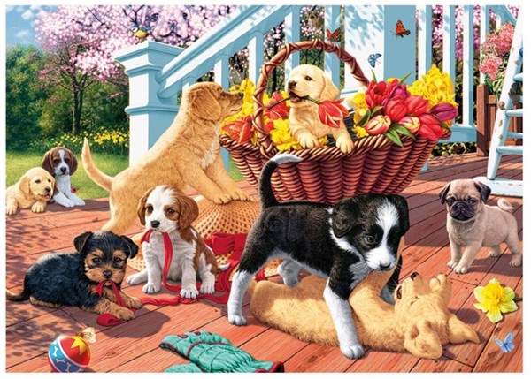 Dino (53255) - "Puppies" - 1000 pieces puzzle