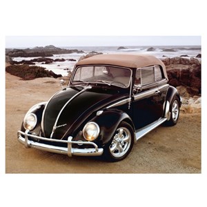 Dino (50242) - "VW Beetle on Beach" - 500 pieces puzzle