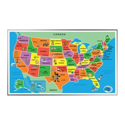 A Broader View (153A) - "Kids' Puzzle of the USA" - 55 pieces puzzle