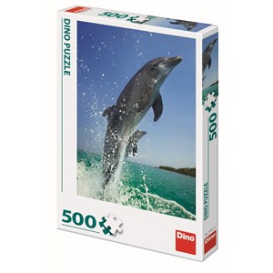 Dino (50225) - "Dolphins" - 500 pieces puzzle