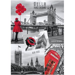 Dino (53250) - "Hello from London" - 1000 pieces puzzle