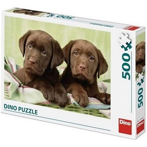 Dino (50244) - "Labradors" - 500 pieces puzzle