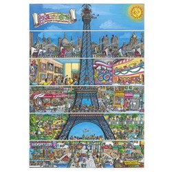 Dino (50237) - "Paris, France" - 500 pieces puzzle