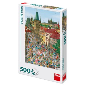 Dino (50238) - "Bridge Tower" - 500 pieces puzzle
