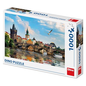 Dino (53273) - "Charles Bridge Prague" - 1000 pieces puzzle