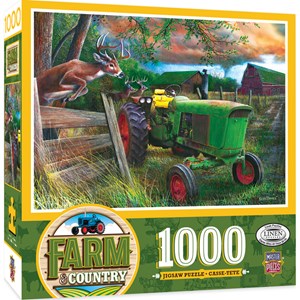 MasterPieces (71920) - "Deer Crossing" - 1000 pieces puzzle