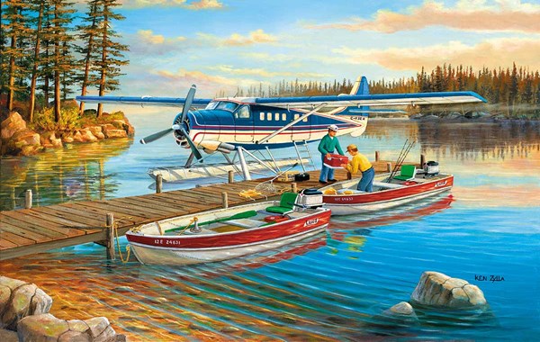 SunsOut (39321) - Ken Zylla: "Pickle Lake" - 550 pieces puzzle