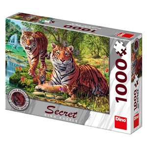 Dino (53262) - "Tigers" - 1000 pieces puzzle