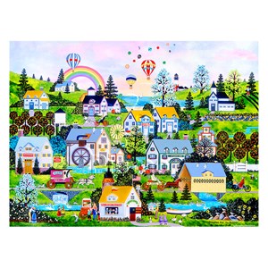 Pintoo (h2069) - Jane Wooster Scott: "Somewhere Over the Rainbow" - 1200 pieces puzzle
