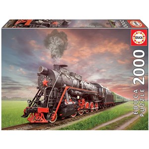 Educa (18503) - "Stream Locomotive" - 2000 pieces puzzle