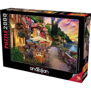 Anatolian (3944) - David McLean: "Lake Como" - 2000 pieces puzzle