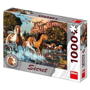Dino (53264) - "Horses" - 1000 pieces puzzle