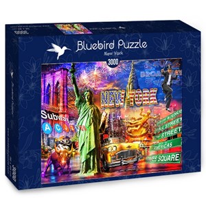 Bluebird Puzzle (70149) - "New York" - 3000 pieces puzzle