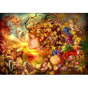 Bluebird Puzzle (70180) - Ciro Marchetti: "Spirit of Autumn" - 1000 pieces puzzle
