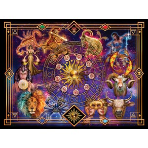 SunsOut (60965) - Ciro Marchetti: "The Zodiac" - 500 pieces puzzle