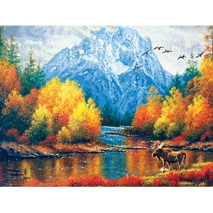 SunsOut (69710) - Abraham Hunter: "Moran Reflections" - 500 pieces puzzle