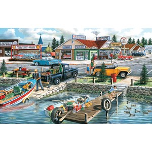 SunsOut (39540) - Ken Zylla: "Pelican Lake" - 550 pieces puzzle